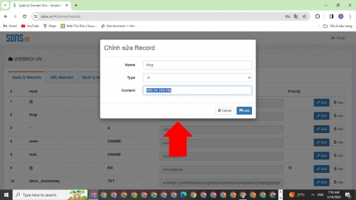 Tạo và trỏ IP Subdomain về hosting Tạo và trỏ IP Subdomain về hosting