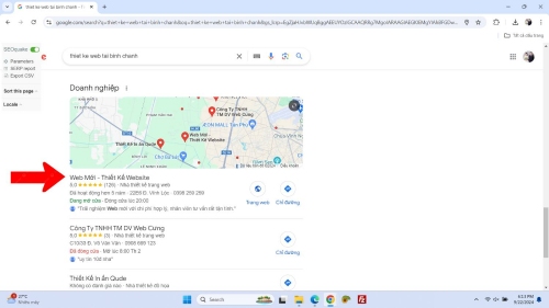 Tìm kiếm địa phương