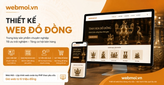 Thiết kế website Đồ Đồng