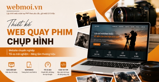 Thiết kế website Quay phim - Chụp hình