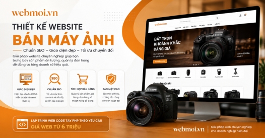 Thiết kế website Bán Máy ảnh