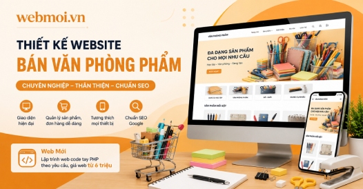 Thiết kế website Bán Văn phòng phẩm