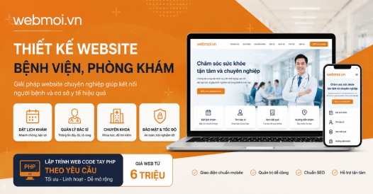 Thiết kế website Bệnh viện - Phòng khám