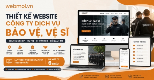 Thiết kế website Công Ty Dịch vụ Bảo Vệ, Vệ sĩ