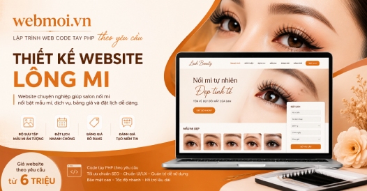 Thiết kế website Lông Mi