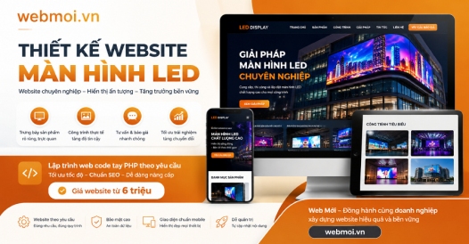 Thiết kế website Màn Hình Led