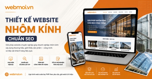 Thiết kế website Nhôm kính