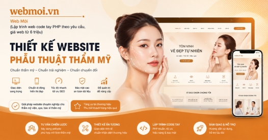 Thiết kế website Phẫu thuật thẩm mỹ