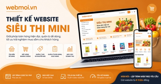 Thiết kế website Siêu thị Mini