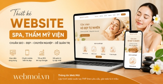 Thiết kế website Spa, Thẩm Mỹ Viện