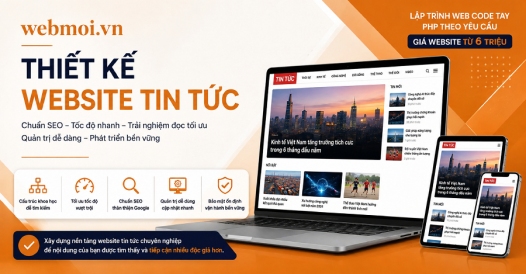 Thiết kế website Tin tức