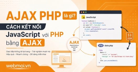 AJAX PHP là gì? Cách kết nối JavaScript với PHP bằng AJAX