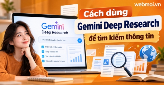 Cách dùng Gemini Deep Research để tìm kiếm thông tin