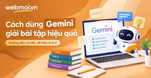 Cách dùng Gemini giải bài tập