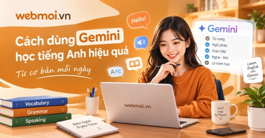 Cách dùng Gemini học tiếng Anh