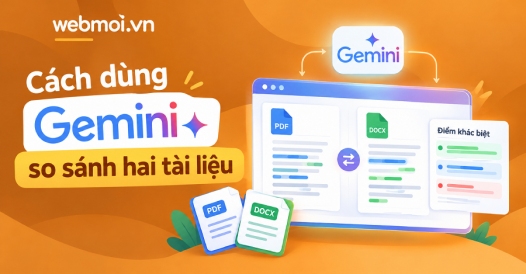 Cách dùng Gemini so sánh hai tài liệu