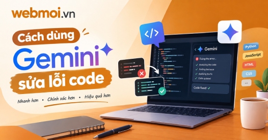 Cách dùng Gemini sửa lỗi code