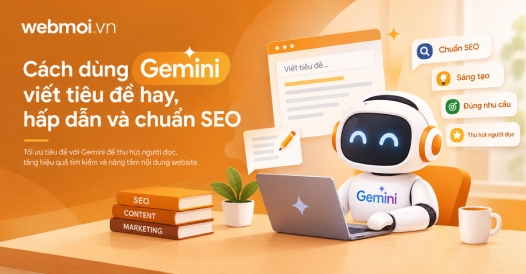 Cách dùng Gemini viết tiêu đề