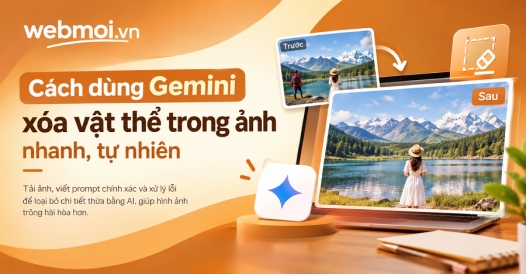 Cách dùng Gemini xóa vật thể trong ảnh