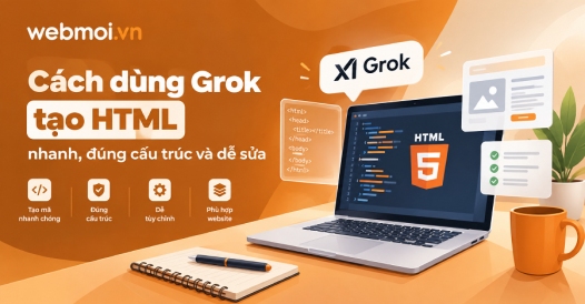 Cách dùng Grok tạo HTML