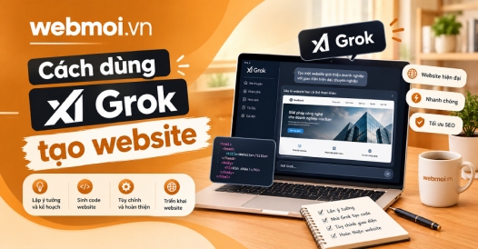 Cách dùng Grok tạo website