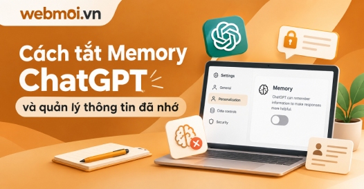 Cách tắt Memory ChatGPT