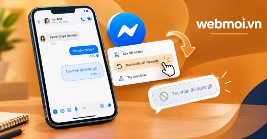 Cách thu hồi tin nhắn Messenger?