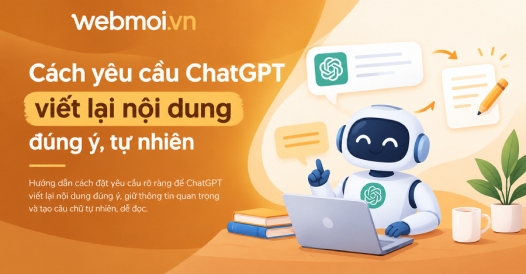Cách yêu cầu ChatGPT viết lại nội dung