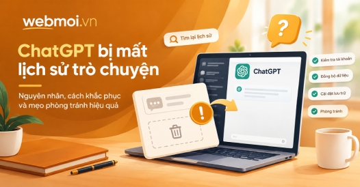 ChatGPT bị mất lịch sử trò chuyện