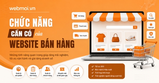 Chức năng cần có của website bán hàng