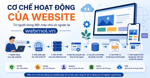 Cơ chế hoạt động của Website