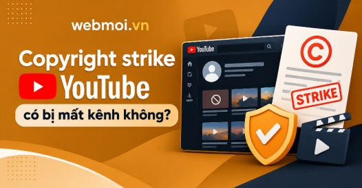 Copyright strike YouTube có bị mất kênh không?