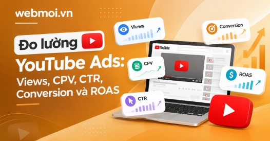 Đo lường YouTube Ads: Views, CPV, CTR, Conversion và ROAS