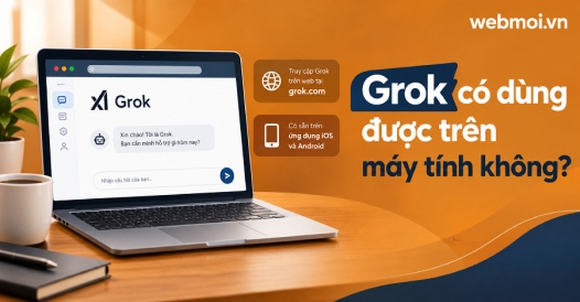 Grok có dùng được trên máy tính không?