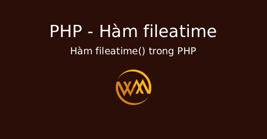 Hàm fileatime() trong PHP