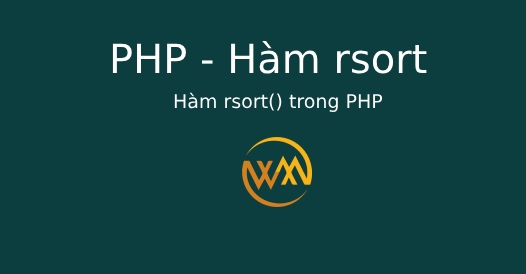Hàm rsort() trong PHP