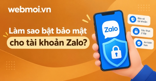 Làm sao bật bảo mật cho tài khoản Zalo?