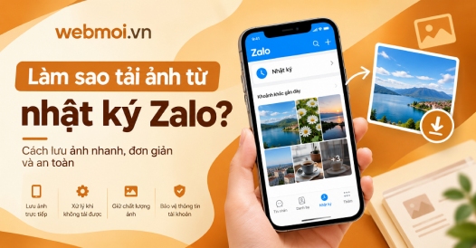 Làm sao tải ảnh từ nhật ký Zalo?