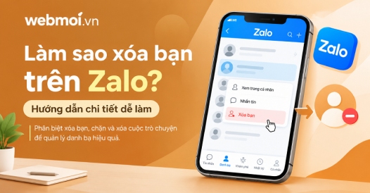 Làm sao xóa bạn trên Zalo?