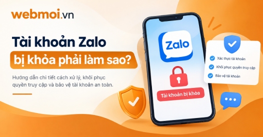 Tài khoản Zalo bị khóa phải làm sao?