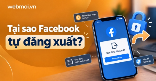Tại sao Facebook tự đăng xuất?