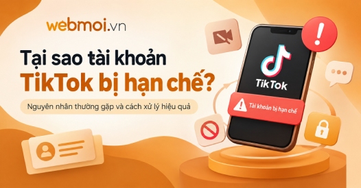 Tại sao tài khoản TikTok bị hạn chế?