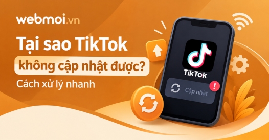 Tại sao TikTok không cập nhật được?