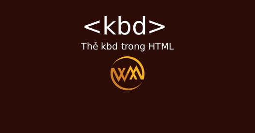 Thẻ kbd trong HTML