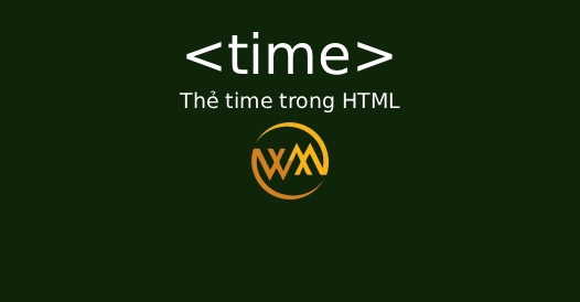 Thẻ time trong HTML