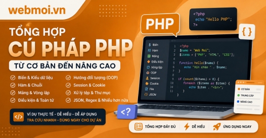 Tổng hợp cú pháp PHP
