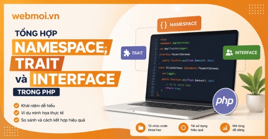 Tổng hợp Namespace, Trait và Interface trong PHP