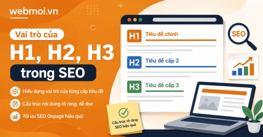 Vai trò của H1, H2, H3 trong SEO