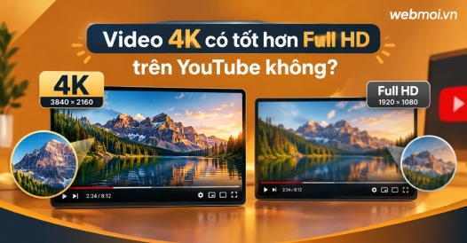 Video 4K có tốt hơn Full HD trên YouTube không?