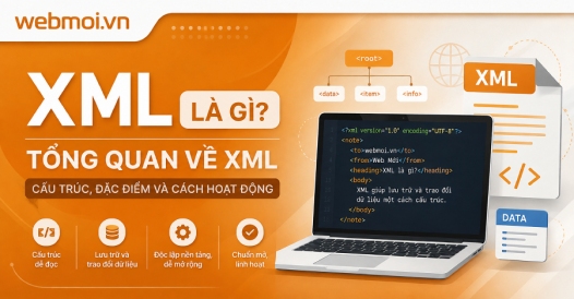 XML là gì? Tổng quan về XML, cấu trúc, đặc điểm và cách hoạt động
